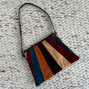 Vintage 90s Suede/Leather Bag